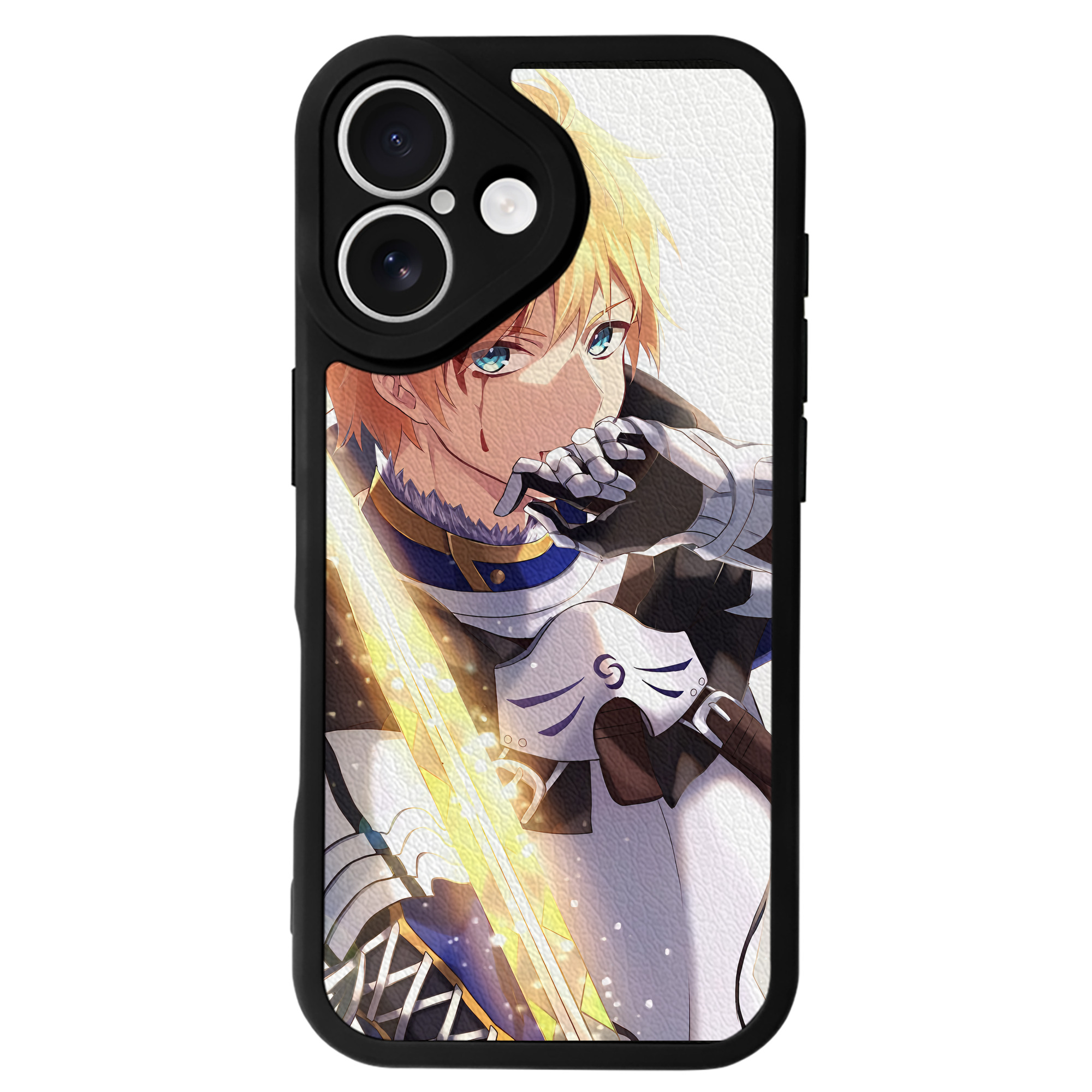 （画像用） 刀剣乱舞 Touken Ranbu 【iPhone 16シリーズ対応】シリコンスマホケース（レザー調） 材質：シリコン